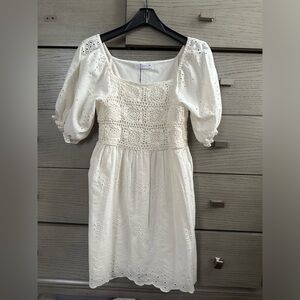 Zara Kids White Lace Dress